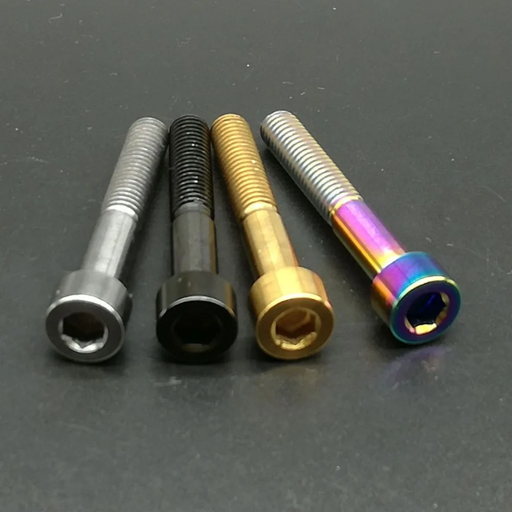 1 шт. M6x40mm Титан GR5 M6x40 Ti болты винты винт с внутренней шестигранной головкой