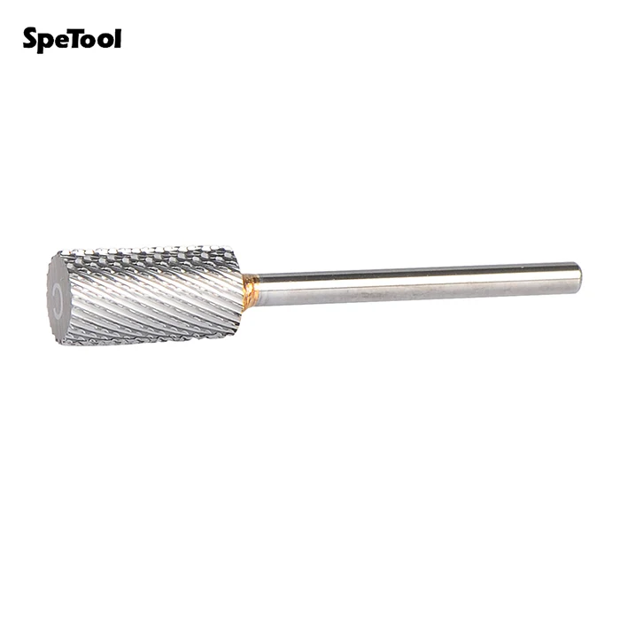 SpeTool 6 уровней зернистости, вольфрамовое твердосплавное сверло для ногтей, аксессуар для электрического маникюрного станка, профессиональный инструмент для маникюра, салонный инструмент для удаления геля