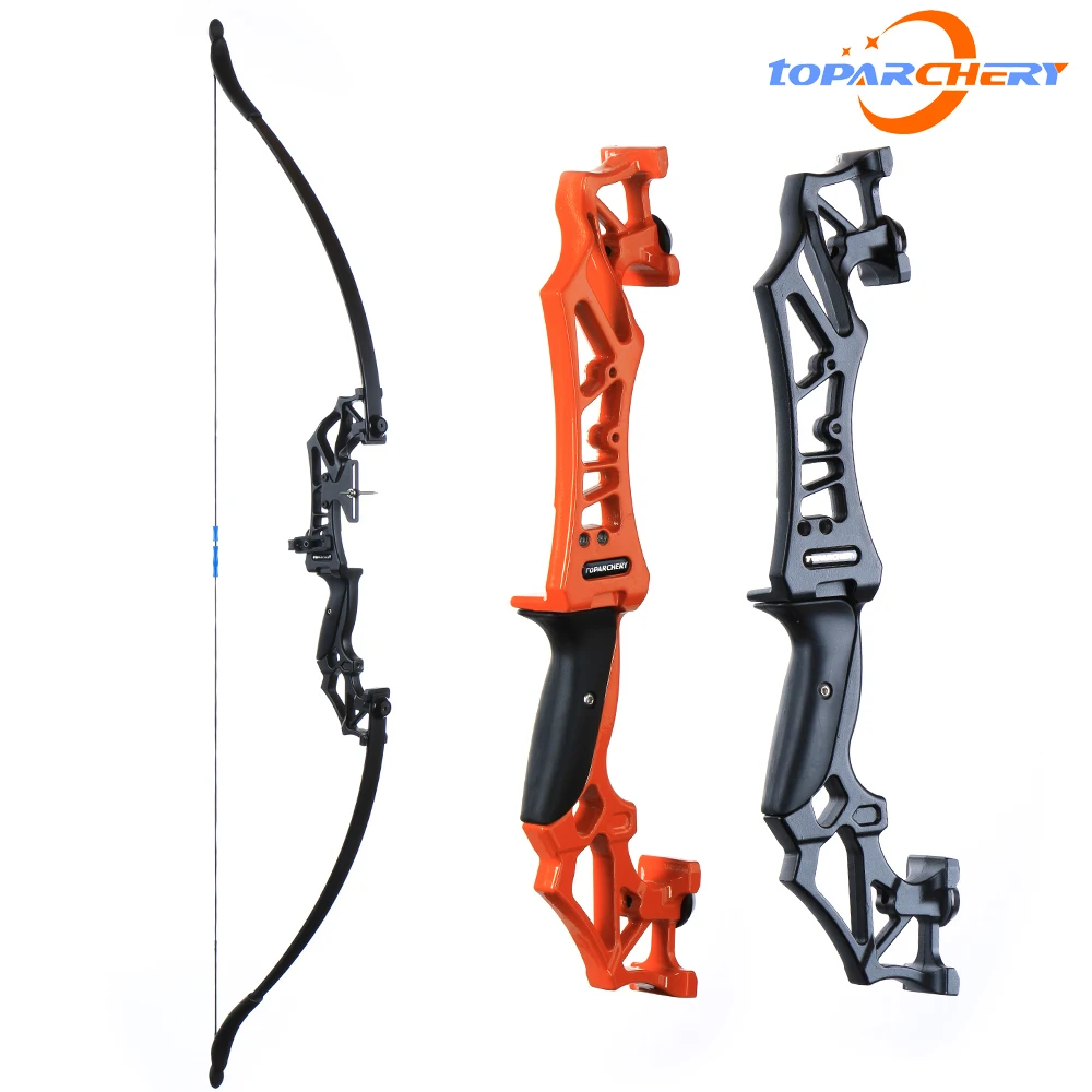 Toparchery открытый стрельба из лука изогнутый лук 30-40lbs демонтаж Охота взрослый лук металлический стояк правая рука с подставкой для стрел