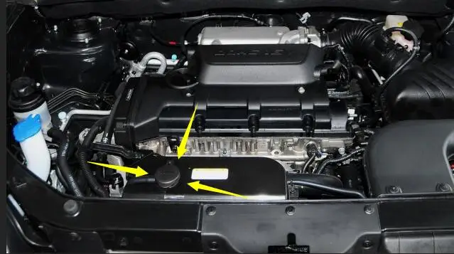 Крышка в сборе для hyundai tucsun kia sportage KM резервуар радиатора чайника черная крышка