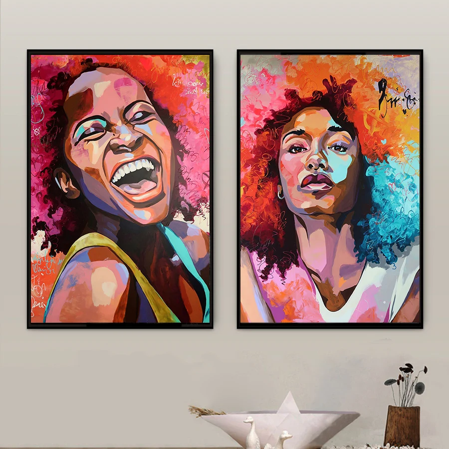 Картина маслом ручной работы абстрактная женщина настенные художественные