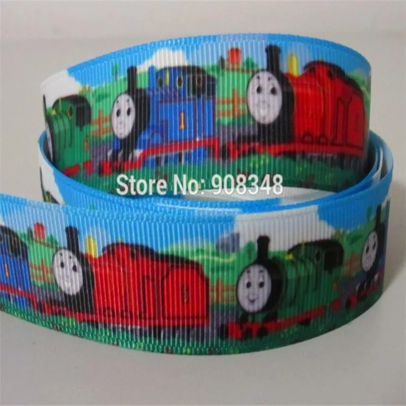 9 16 22 25 38 50 75 мм ширина дети поезд печатных Grosgrain ленты или атласные AA01|satin ribbon|printed