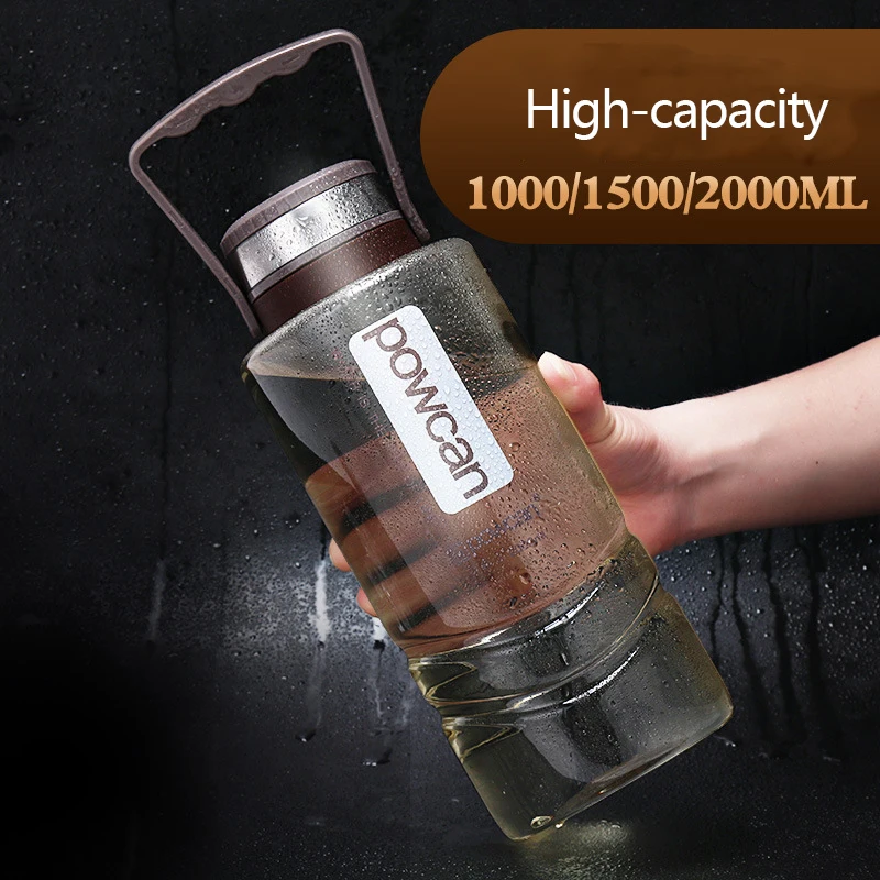 Hot High-capacity UNBreak Plastic Water Bottles For Outdoor Sport Portable With Handgrip Applicable Eco-Friendly DBKP-906-150 | Дом и сад