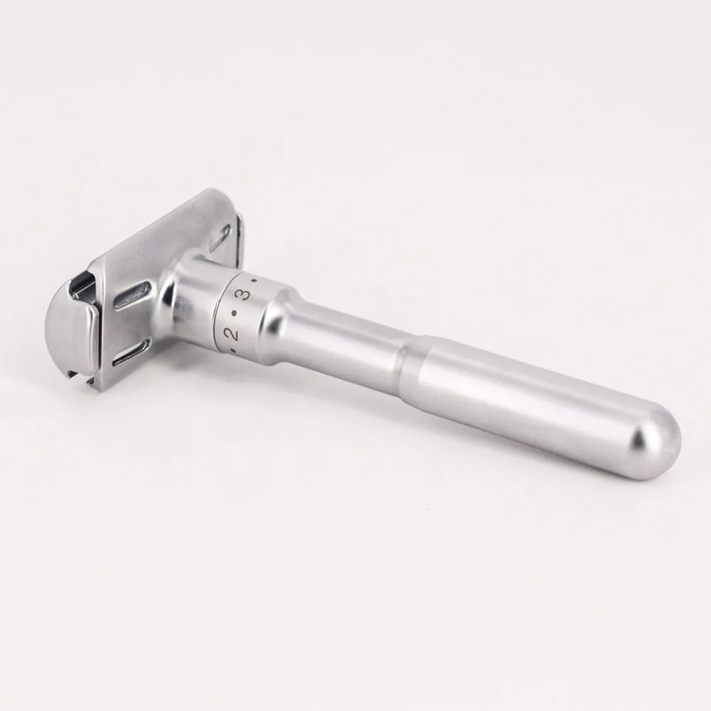 Мужчины Double Edge Регулируемый Безопасной Бритвы бритва 1-6 Файлов Легкой до