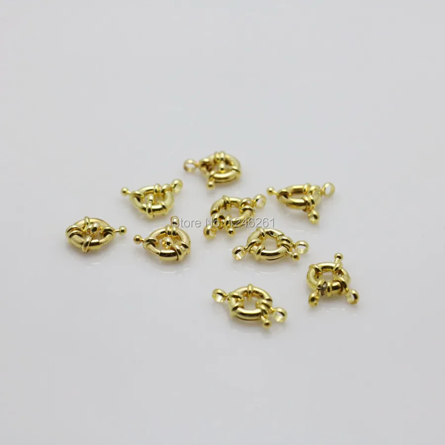 Застежка-кнопки для руля металлическая золотистая 5 шт. | Украшения и аксессуары