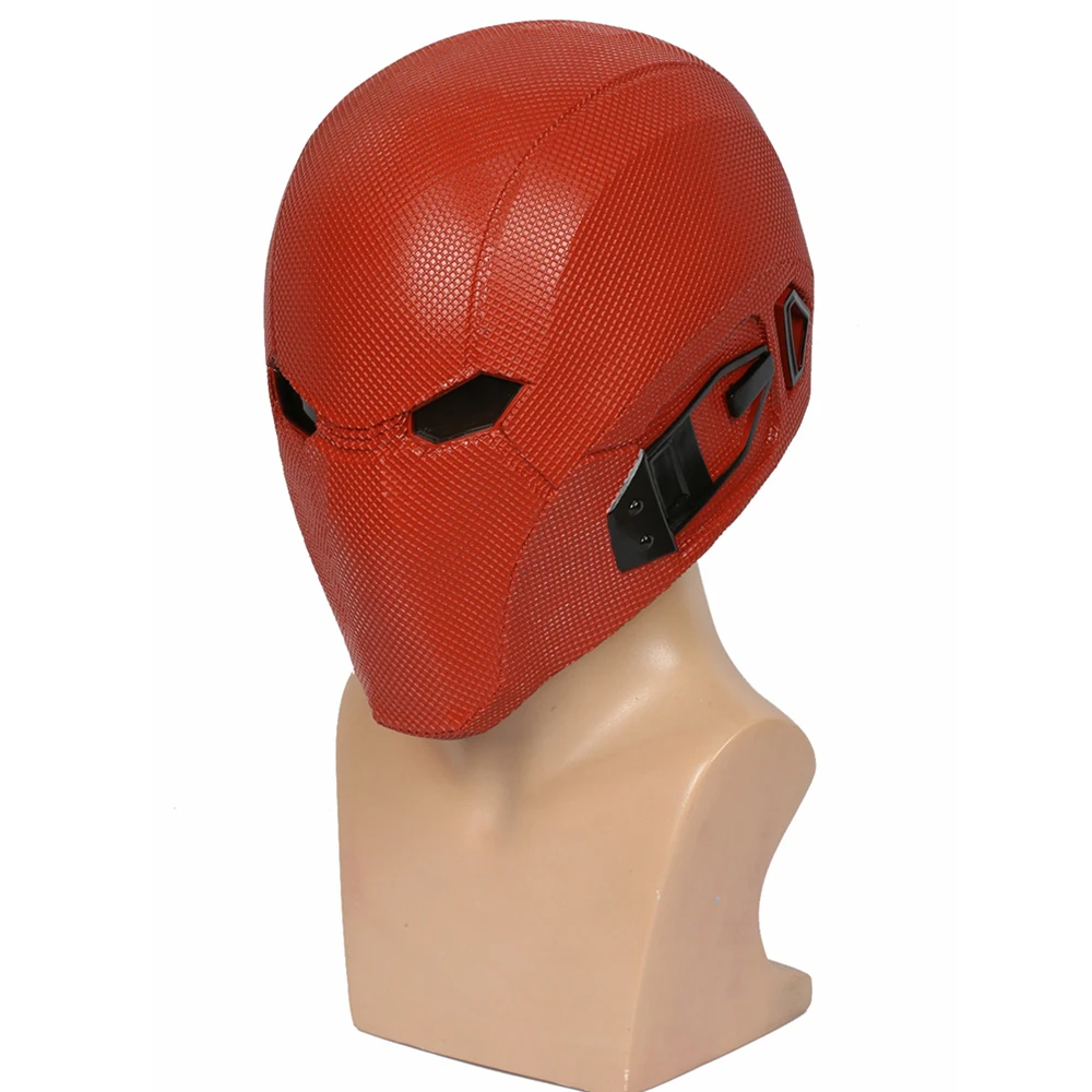 Маска XCOSER с красным капюшоном для шлема реквизит косплея маска на все лицо из