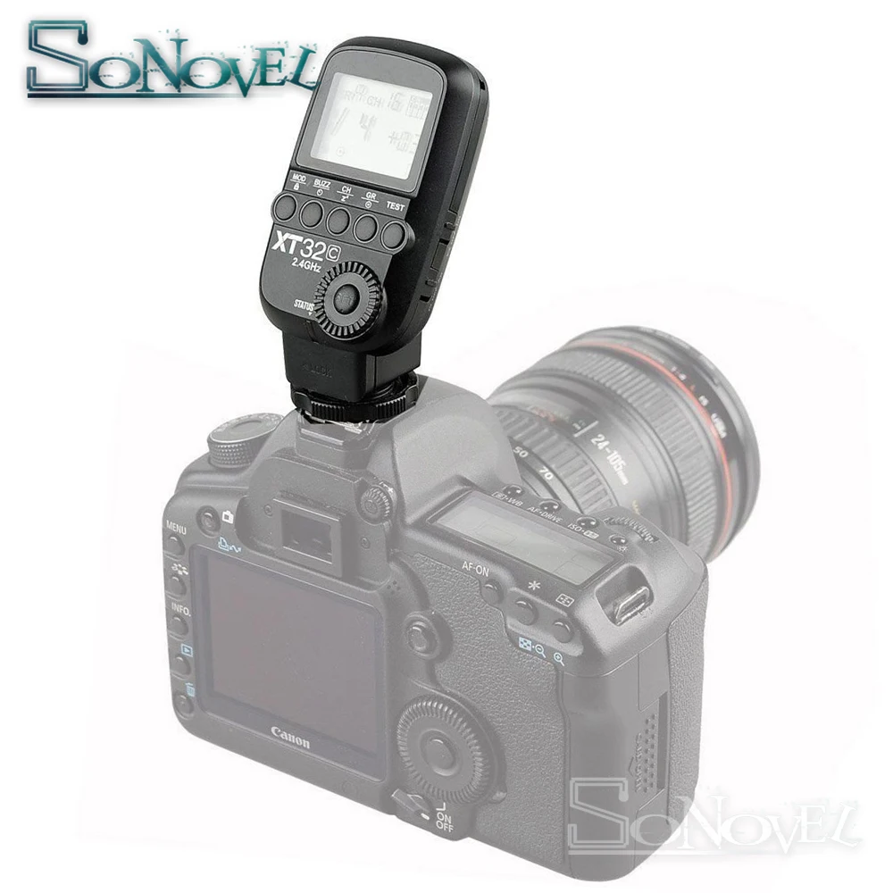 Godox XT32C 2 4G беспроводной 1/8000s высокоскоростной синхронизатор вспышки передатчик