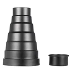 Snoot с сотовой сеткой, Набор цветных фильтров для Elinchrom Impact EXCalumet Genesis Interfit EX Flash Strobe, 5 шт.