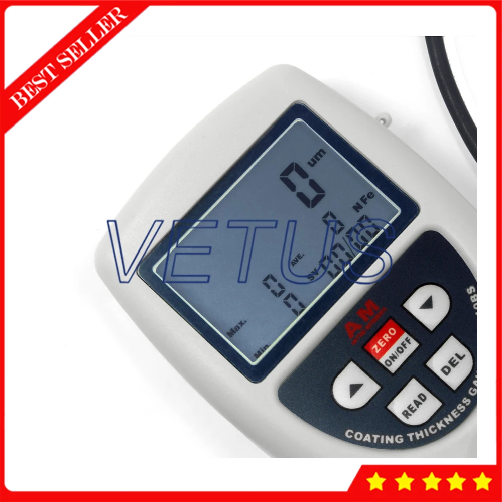 AC-110BS Professional Digital Coating Thickness Gauge can store 99 groups measurements thickness measuring instrument | Инструменты