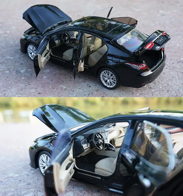 1:18 advanced TOYOTA CAMRY 8 игрушечная машинка из сплава, литая под давлением металлическая модель игрушечного автомобиля, высококачественная коллекционная модель автомобиля