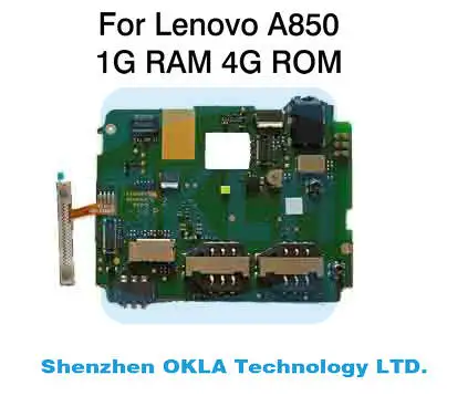 1 шт. материнская плата для Lenovo A850 Dobule SIM карты WCDMA логическая замена от