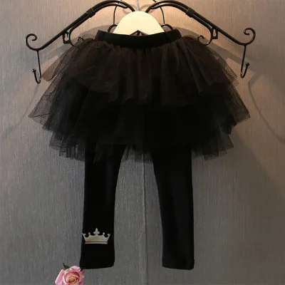 2019 winter new children's clothing cotton crown cake skirt girls trousers leggings | Детская одежда и обувь