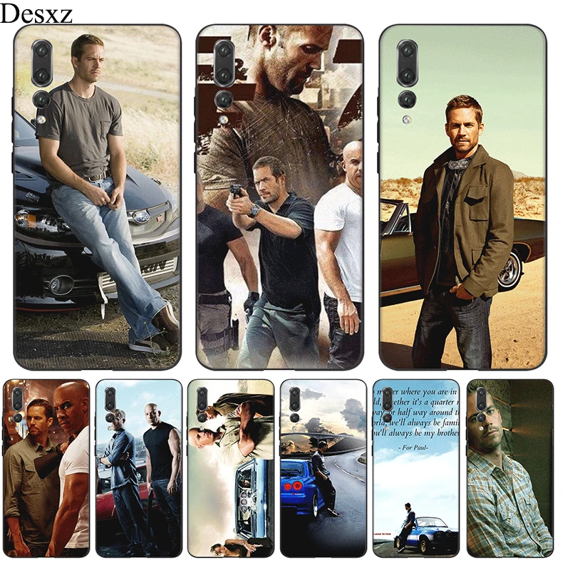 Чехол для телефона Paul Walker Fast Furious Huawei P8 P9 P10 P20 P30 P Smart Lite Pro MINI защита | Мобильные