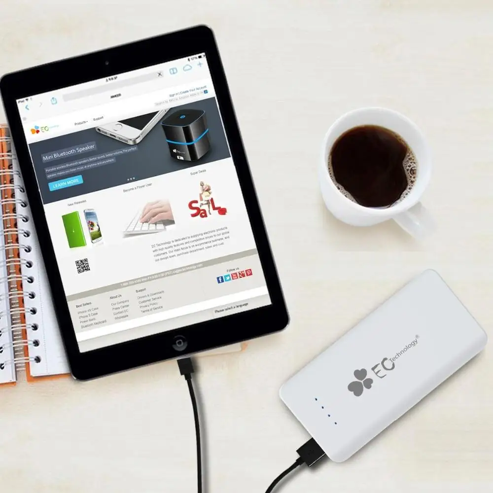 Power Bank 22400 mah портативное зарядное устройство высокой емкости для мобильного