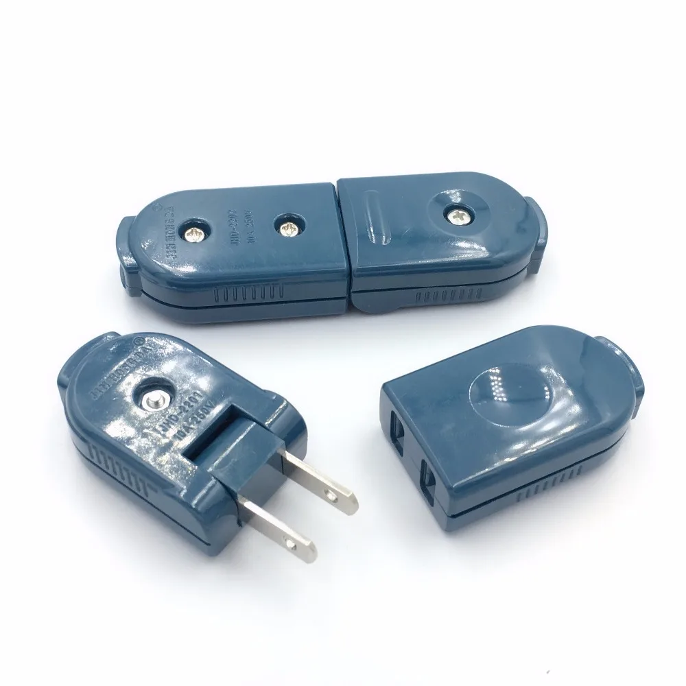 Американского 2 Pin AC электрические Мощность с разъемом папа муфтовый стыковочный