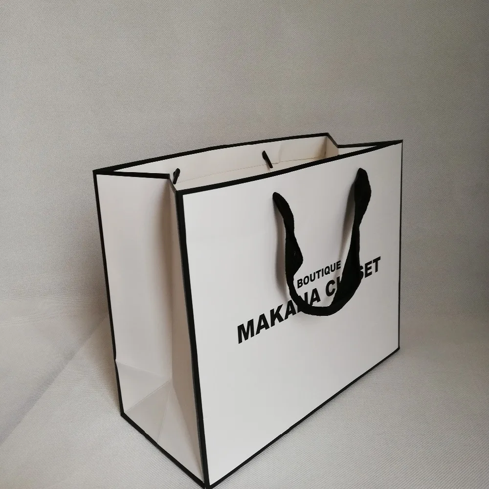 1000 шт/партия 25Hx30x13cm пользовательские бумажные сумочки для шоппинга с логотипом сильный модный бумажный мешочек для подарка и упаковки обуви