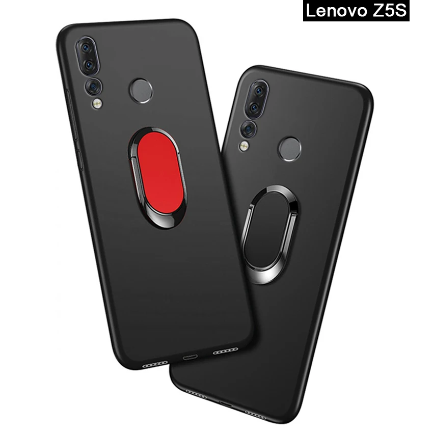 Чехол Z5s Funda для Lenovo Z5S L78071 роскошный 6 3 дюймовый Мягкий Черный силиконовый