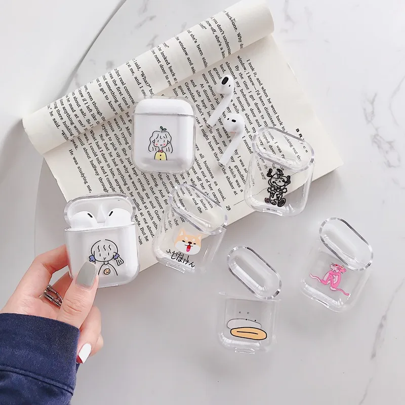 Милый мультфильм Bluetooth беспроводные наушники чехол для AirPods защитный Аксессуары