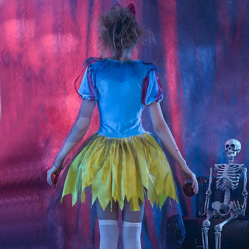 Новая мода Хэллоуин Вечеринка призрак невесты для женщин косплей Хэллоуина