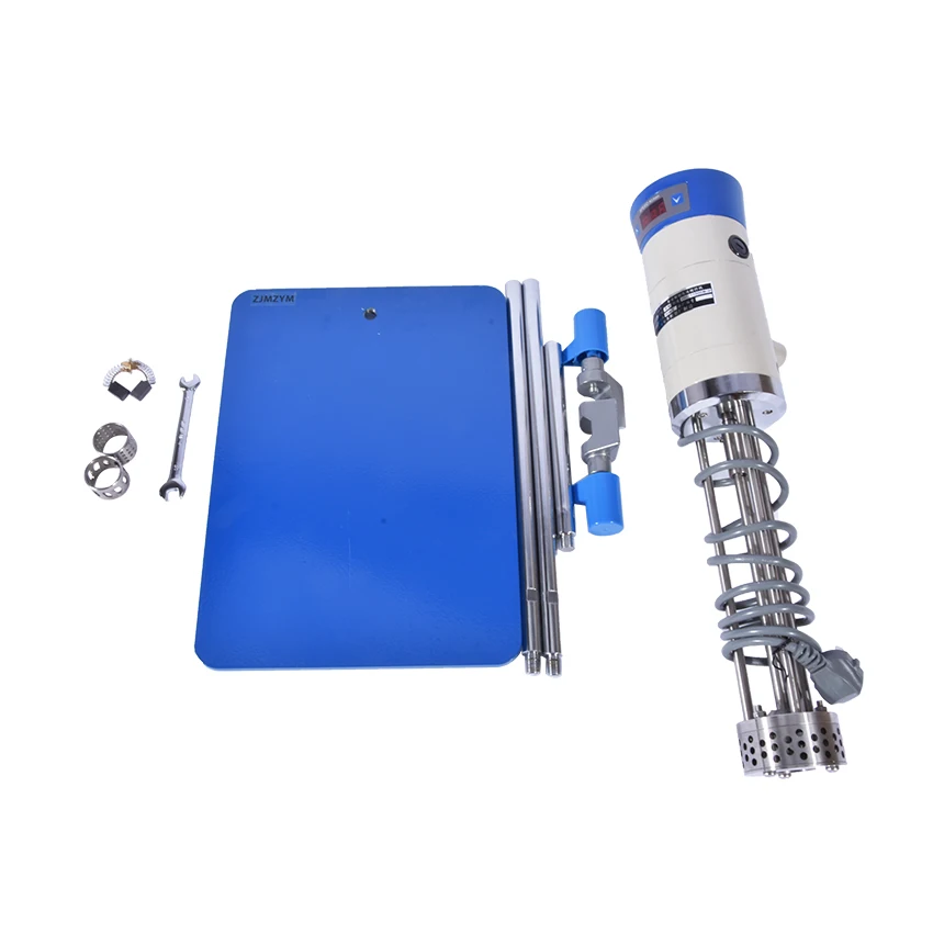 

1pc JRJ300-SH high speed digital cutting shear emulsifier / shear emulsifier 220V / 50HZ Speed 200-11000r / min 2-15L throughput