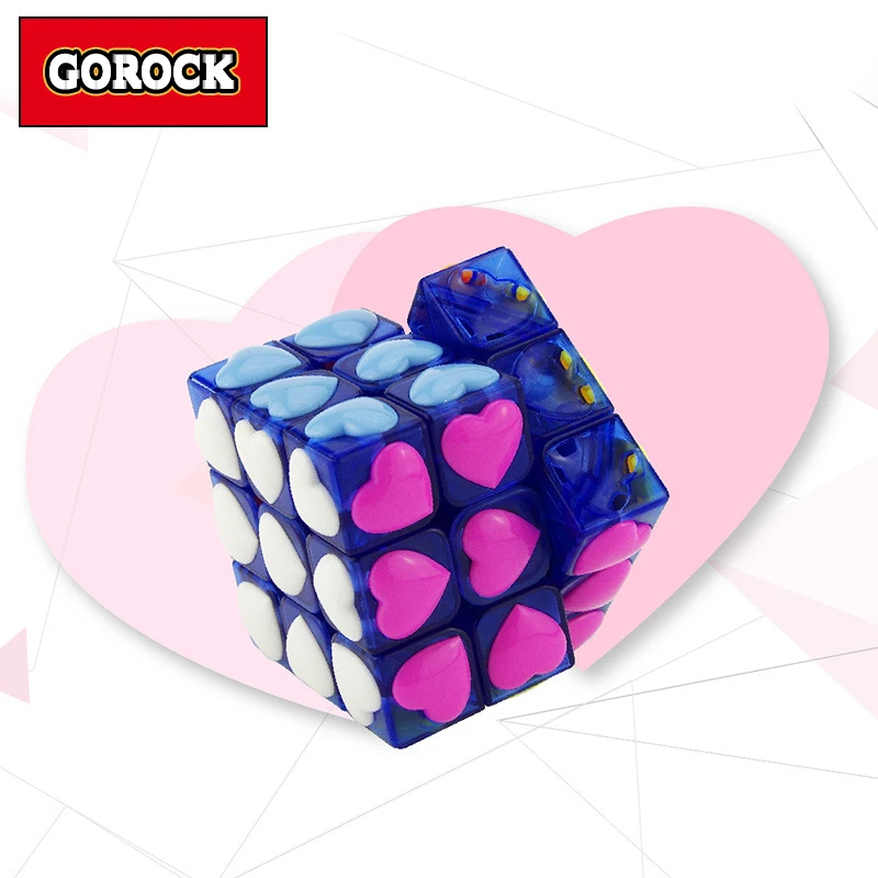 Конкурс Скорость 3x3x3 куб Волшебные кубики Профессиональный головоломки в форме
