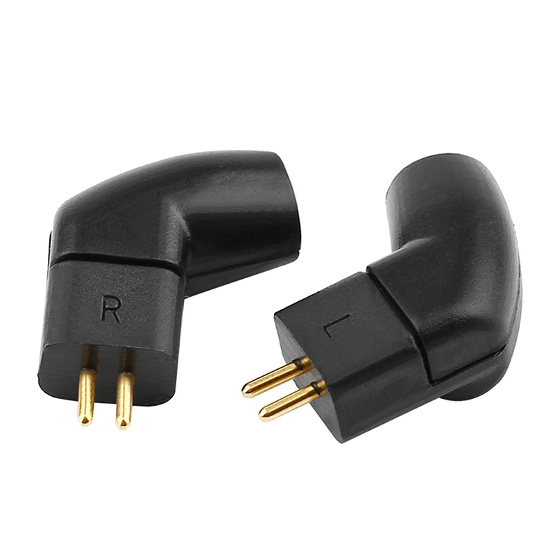 QYFANG 0,78 мм наушники шпильки разъем для JH аудио JH16 Pro JH11 W4R HiFi наушники адаптер для сращивания аудио разъем припоя провода разъем - Цвет: 1 black