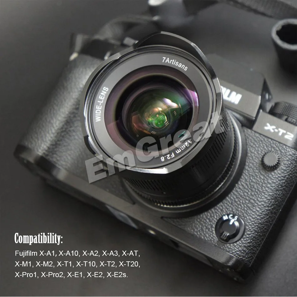 7 ремесленников 12 мм F2.8 ультра широкоугольный объектив для sony E-mount APS-C беззеркальных камер A6500 A6300 A7 ручной фокус Prime фиксированный объектив