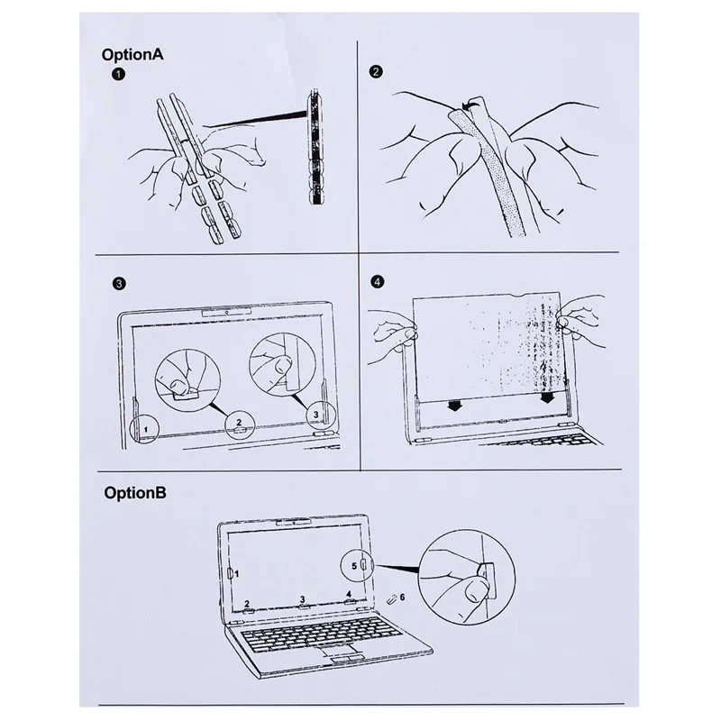 

30 inch Privacy Screen Filter Anti-peeping Protector film for 16:10 Widescreen Computer 641mm*400mm