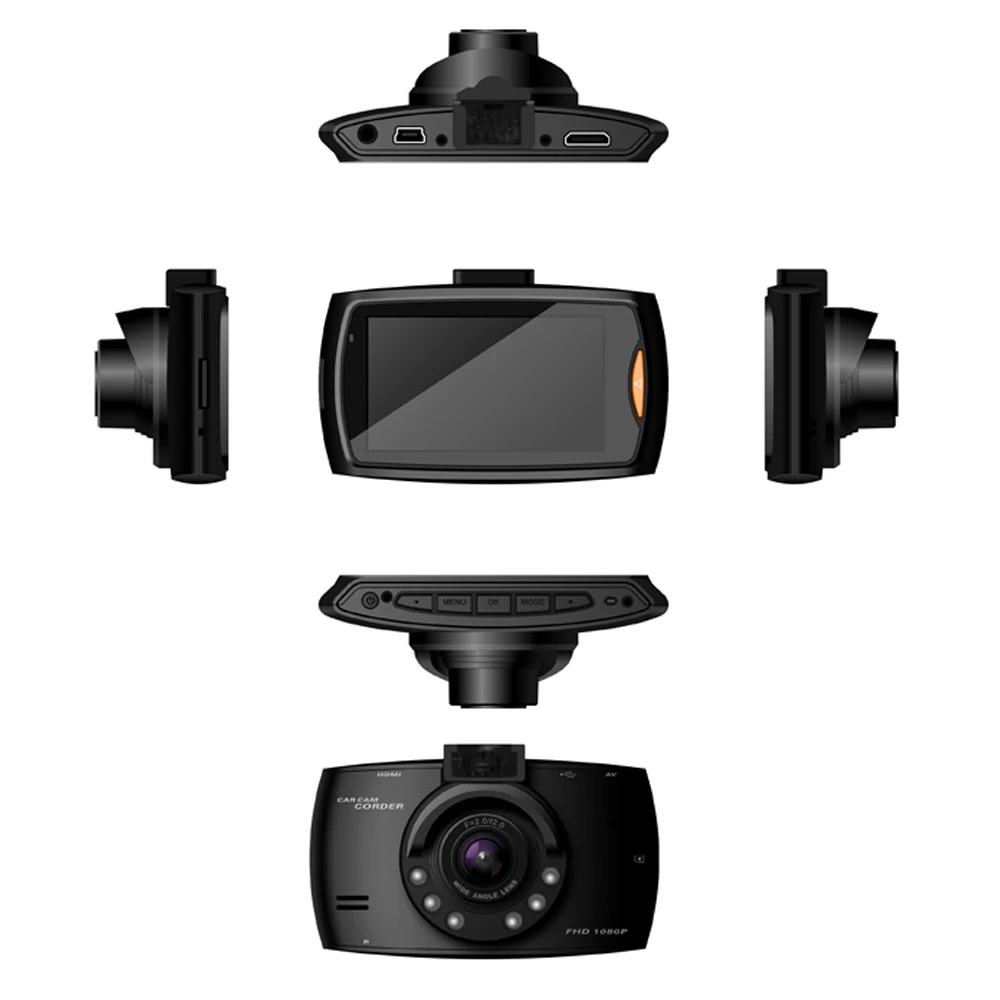 Yashianda 2.7 Inch Car DVR Dash Camera Full HD 1080P Video Recorder Camcorder Motion Detection Loop Recording Cam |