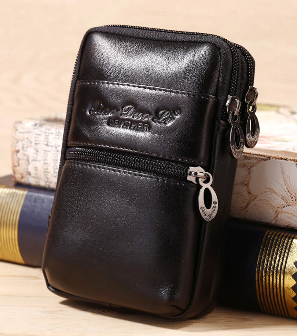 Высокого качества класса Люкс из натуральной кожи в стиле Хип Fanny поясная сумка