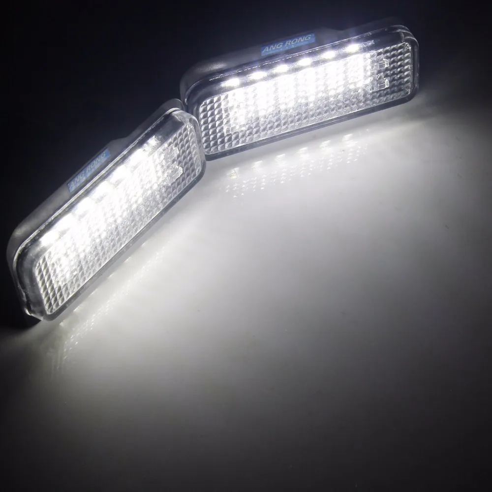 ANGRONG 18 SMD светодиодный задний номерной знак светильник Mercedes C E CLS SLK Class|Фара для