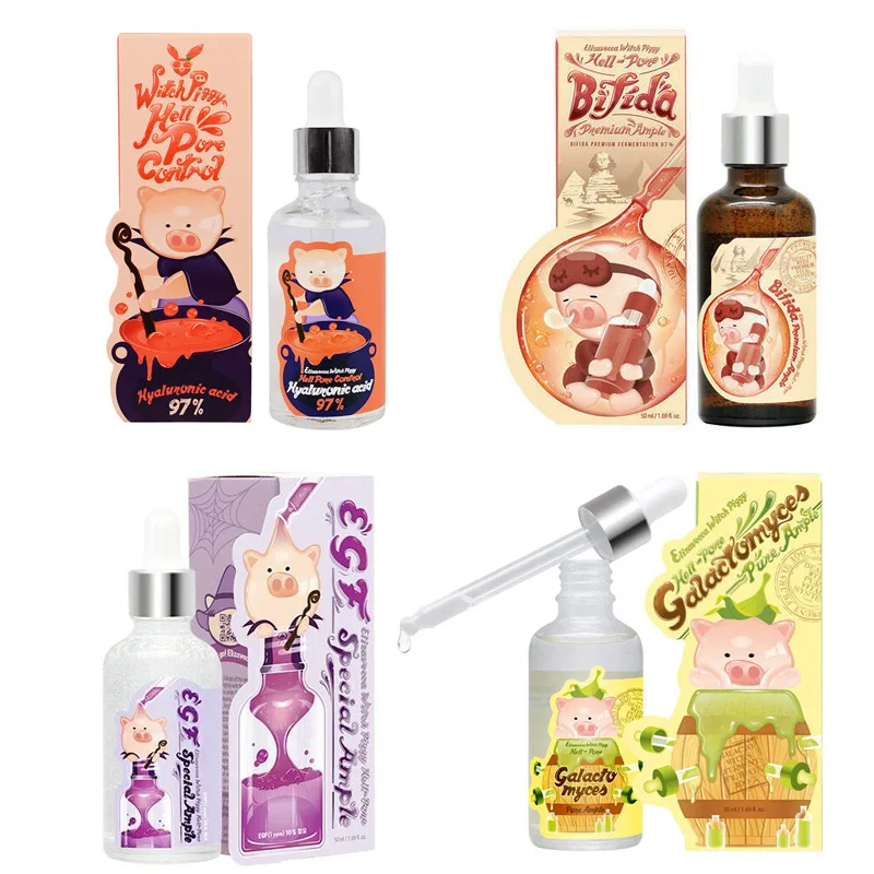 Elizavecca Hell Pore control гиалуроновая/97% B-Jo/EGF Special/Galactomyces кислотная Сыворотка увлажняющая против морщин усадка пор