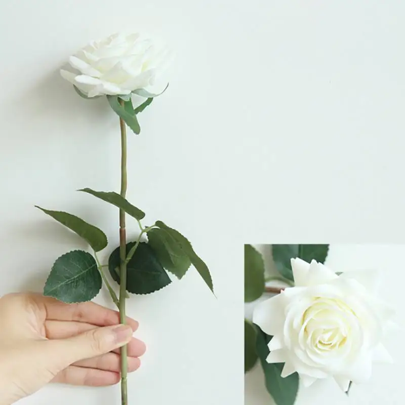 1 1 шт. DIY бархатный Шелковый цветок французский романтический Искусственный цветок розы для вечерние украшения для дома, свадьбы, праздника - Цвет: 1