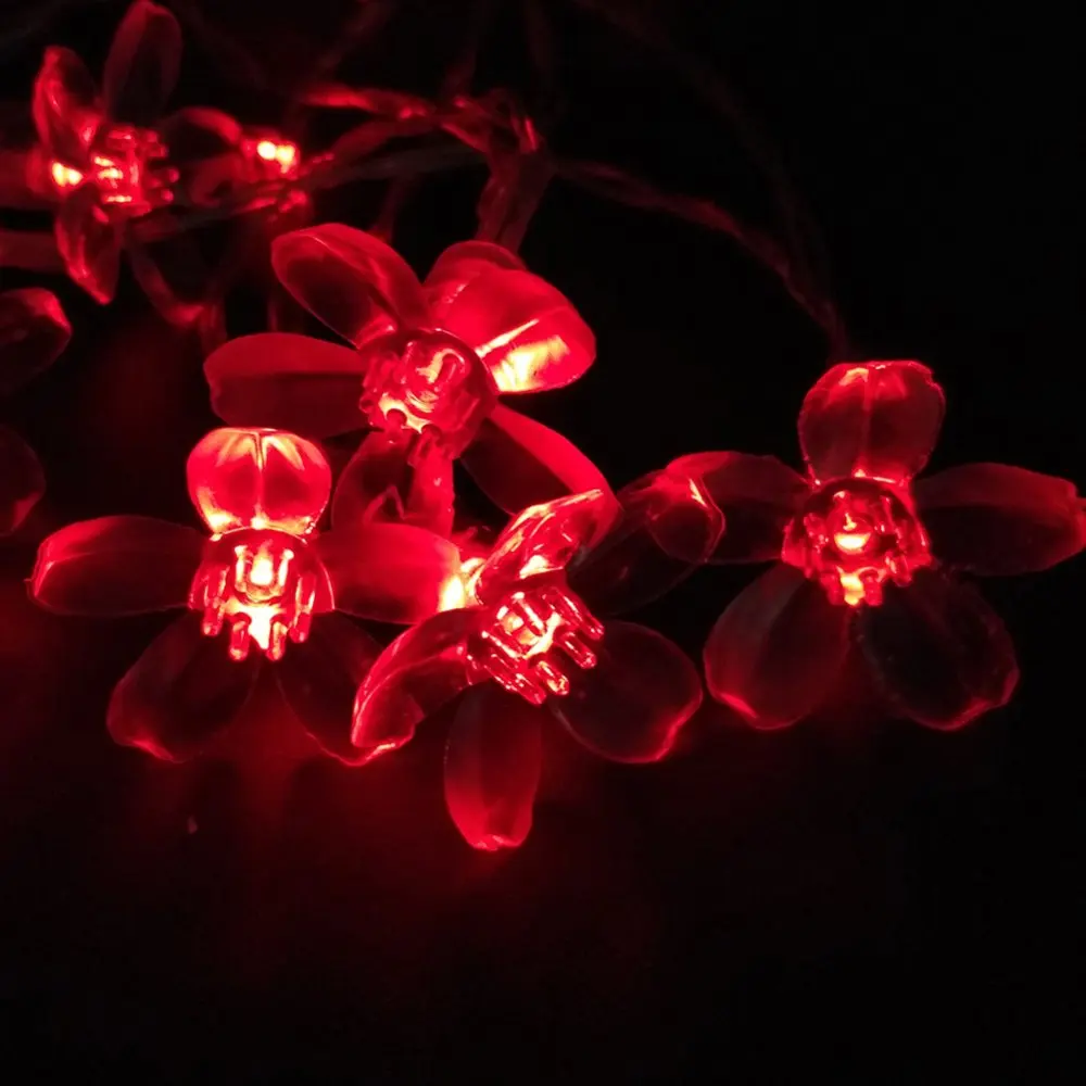 YIYANG украшение дома Вишня светодиодная гирлянда Сакура праздники Гирлянда Декор.