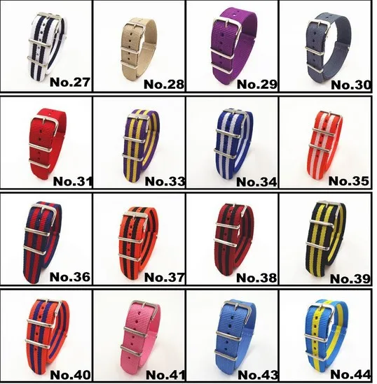 Лидер продаж! Высококачественный нейлоновый ремешок для часов NATO 1 шт.