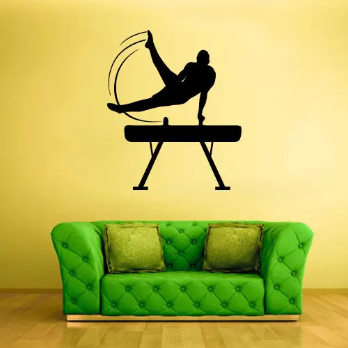 

Wall Vinyl Sticker Bedroom Design Modern Design Sport Tumbling Acrobatics