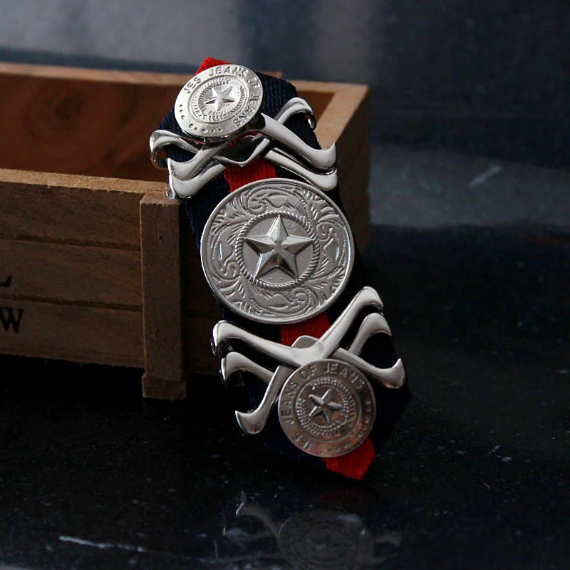 Панк Металл Мода Винтаж Золотой Бренд для мужчин женщин костюм рубашка булавки на плечи эполеты кисточкой одежда аксессуары