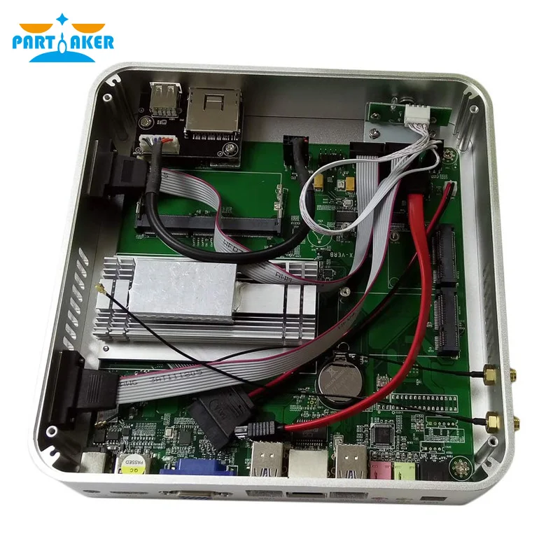 Partaker B7 Intel Celeron N3150 Quad Core Fanless Mini Industrial Desktop PC with 2*RS232 and 300M WIFI | Компьютеры и офис