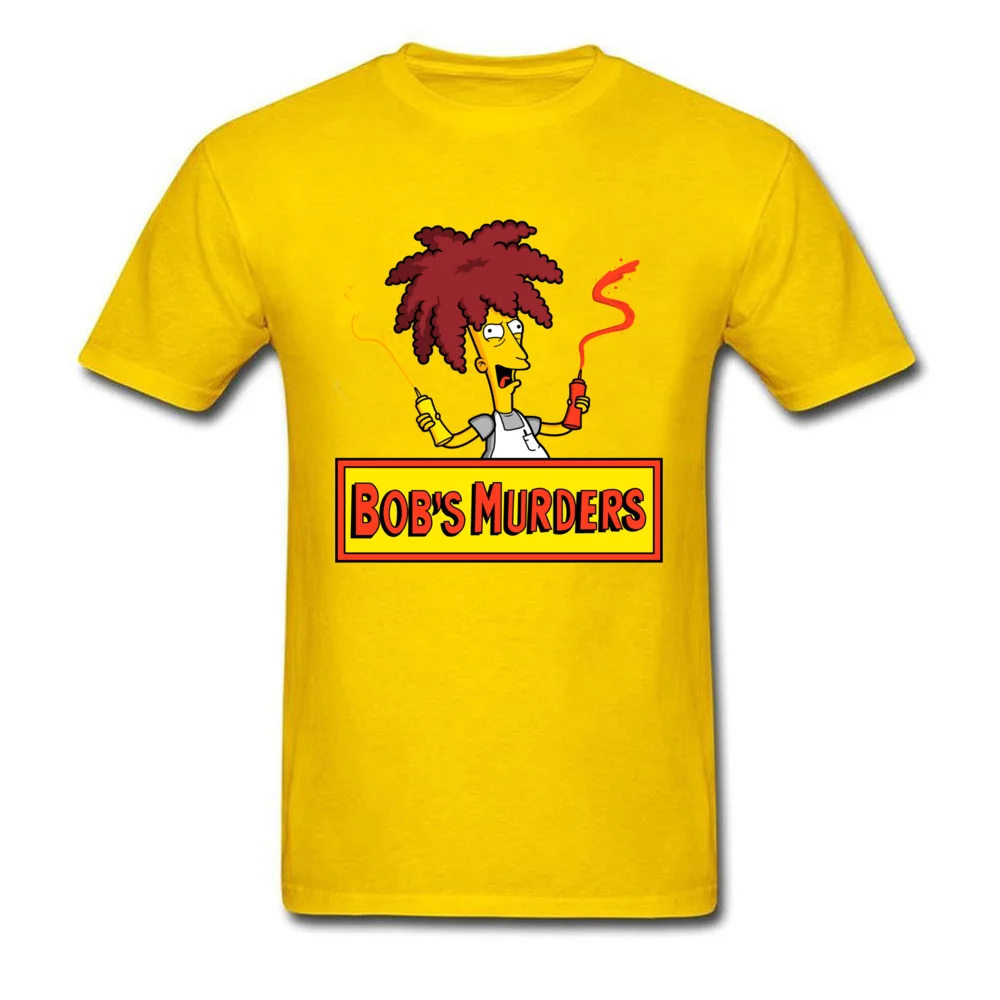 Футболка с героями мультфильмов Bob's kurcies футболка США Мужская одежда Забавные