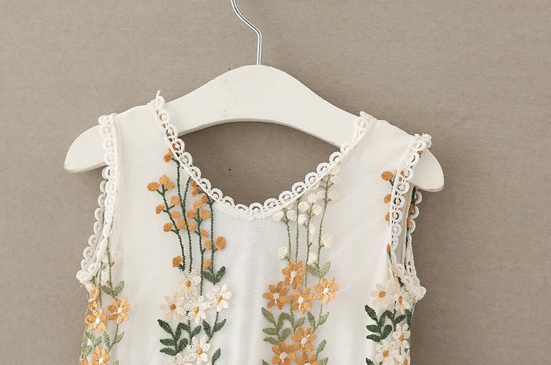 Для девочек с кружевной отделкой вышивкой Тюлевое платье принцессы праздничные