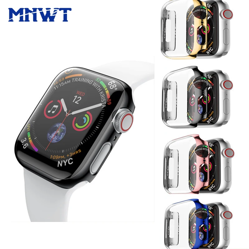 Чехол MNWT для Apple Watch Series 3 ультра-тонкий ПК Жесткий Корпус 38 мм/42 мм крышка рамка