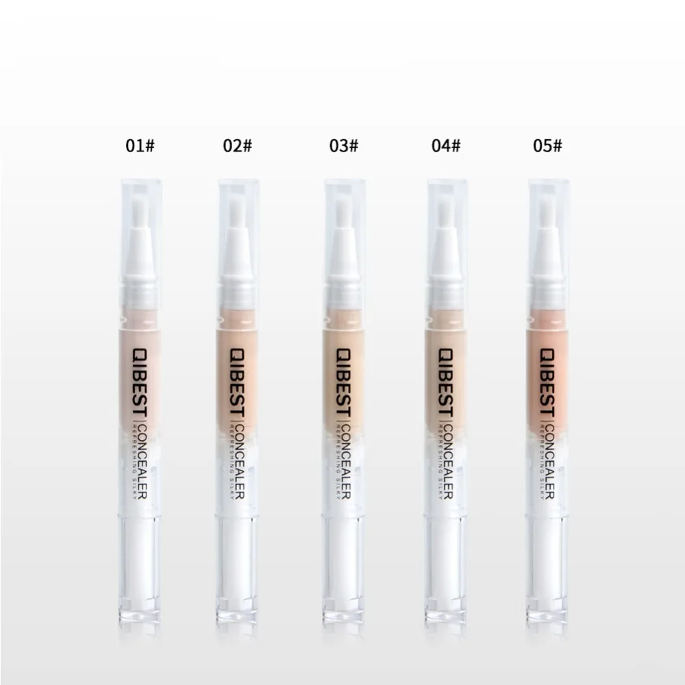 QIBEST Rotating Face Eyes Concealer Pen Easy to use Waterproof Full Coverage Repairing Stick Brighten Skin Nude Makeup #281348 | Красота и