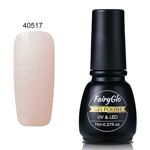 FairyGlo, 7 мл, 30 цветов, лак для ногтей, полуперманентный лак, краска, гель лак, основа, Праймер, Лаки, гибридный лак, Гель-лак, чернила - Цвет: S40517