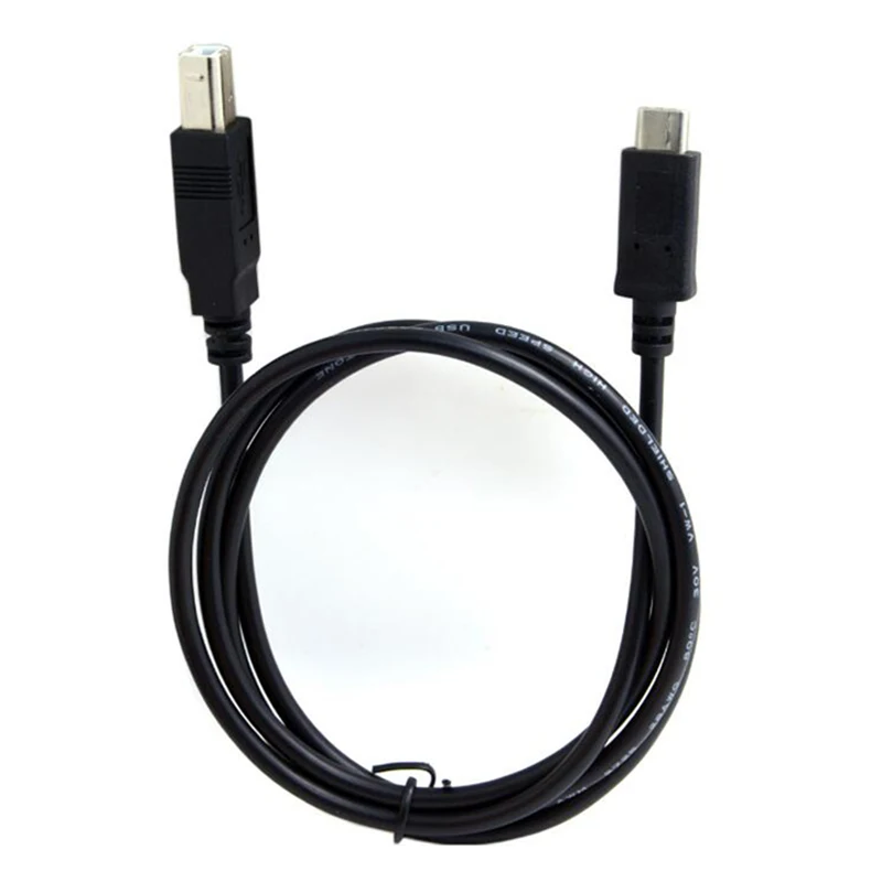 USB C 3 1 Type Штекерный разъем для 2 0 B типа Мужской кабель передачи данных|Кабели
