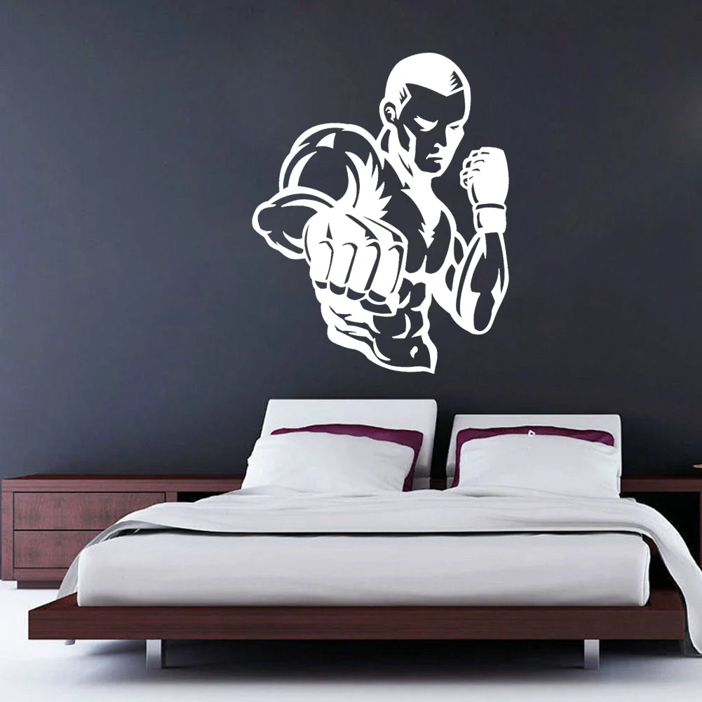 Наклейки на стену виниловая наклейка ММА UFC клетка figther Боевые искусства|vinyl decal|wall