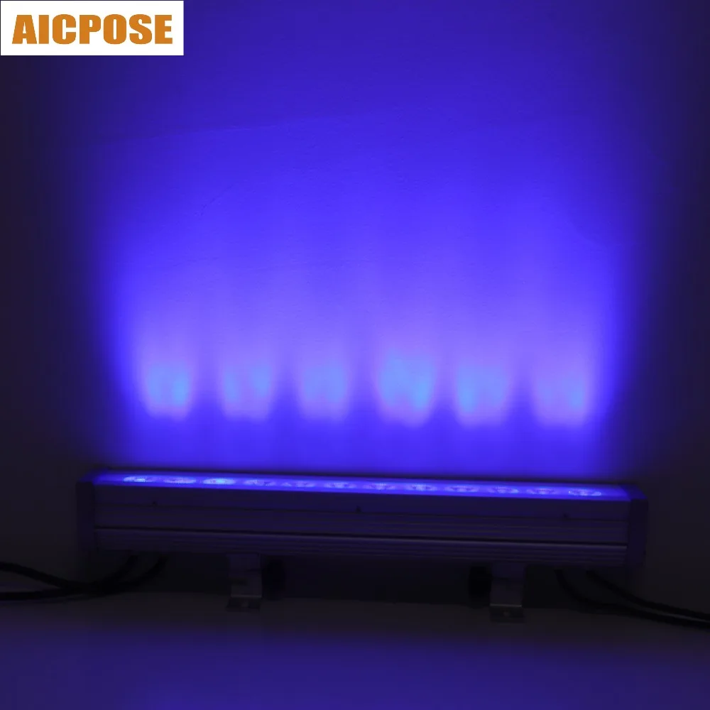 2 шт./лот IP65 Водонепроницаемый Led 12x12 Вт RGBW 4в1 бар настенный светильник