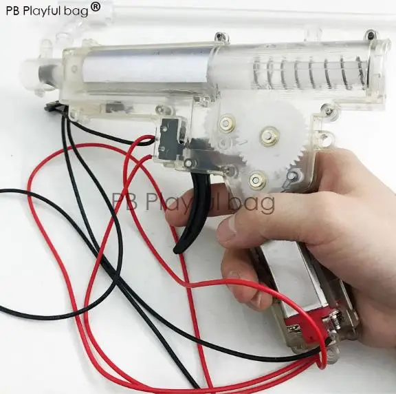 1pcs PB игривый мешок Спорт на открытом воздухе CS Снайпер игрушечный пистолет lehuiAK74U Jinming gen2 zehuaM249gen1 gen2 bingfeng MP7 волна коробка коллекция D40 - Цвет: 1pcs