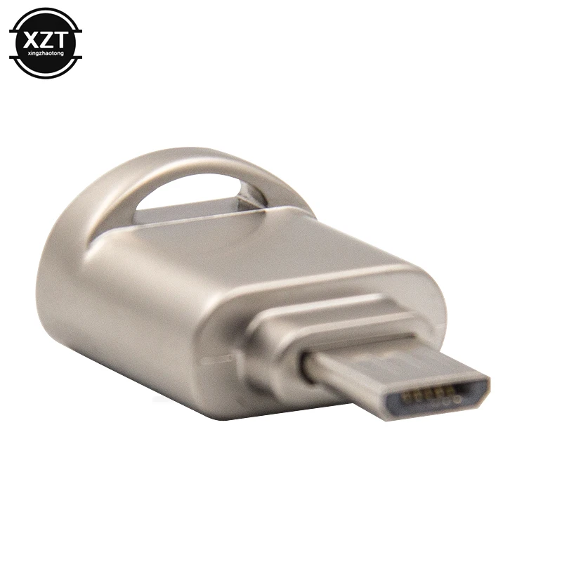 Высококачественный Micro usb 2 0 otg кардридер для телефона алюминиевый адаптер TF micro SD