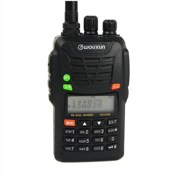 Wouxun KG-UV6D Dual Band 136-174MHz & 400-470MHz Professional FM Two-way Radio Original WouXun KG UV6D 199CH 5W walkie talkie