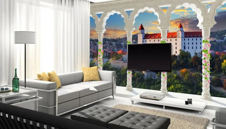 Roman column wallpapers for living room mural wall decoration wallpaper papers home | Обустройство дома